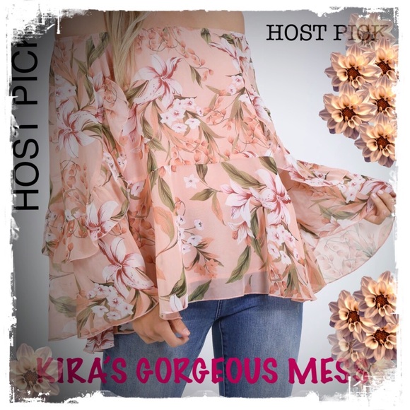 Love Riche Tops - 🌹HOST PICK🌹BNWT RAGLAN RUFFLE BLOUSE